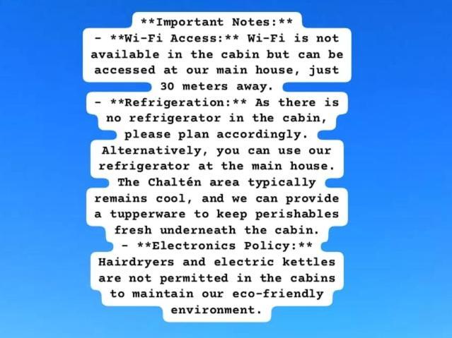 Cerro Electrico - Off The Grid Tiny Houses El Chalten Esterno foto